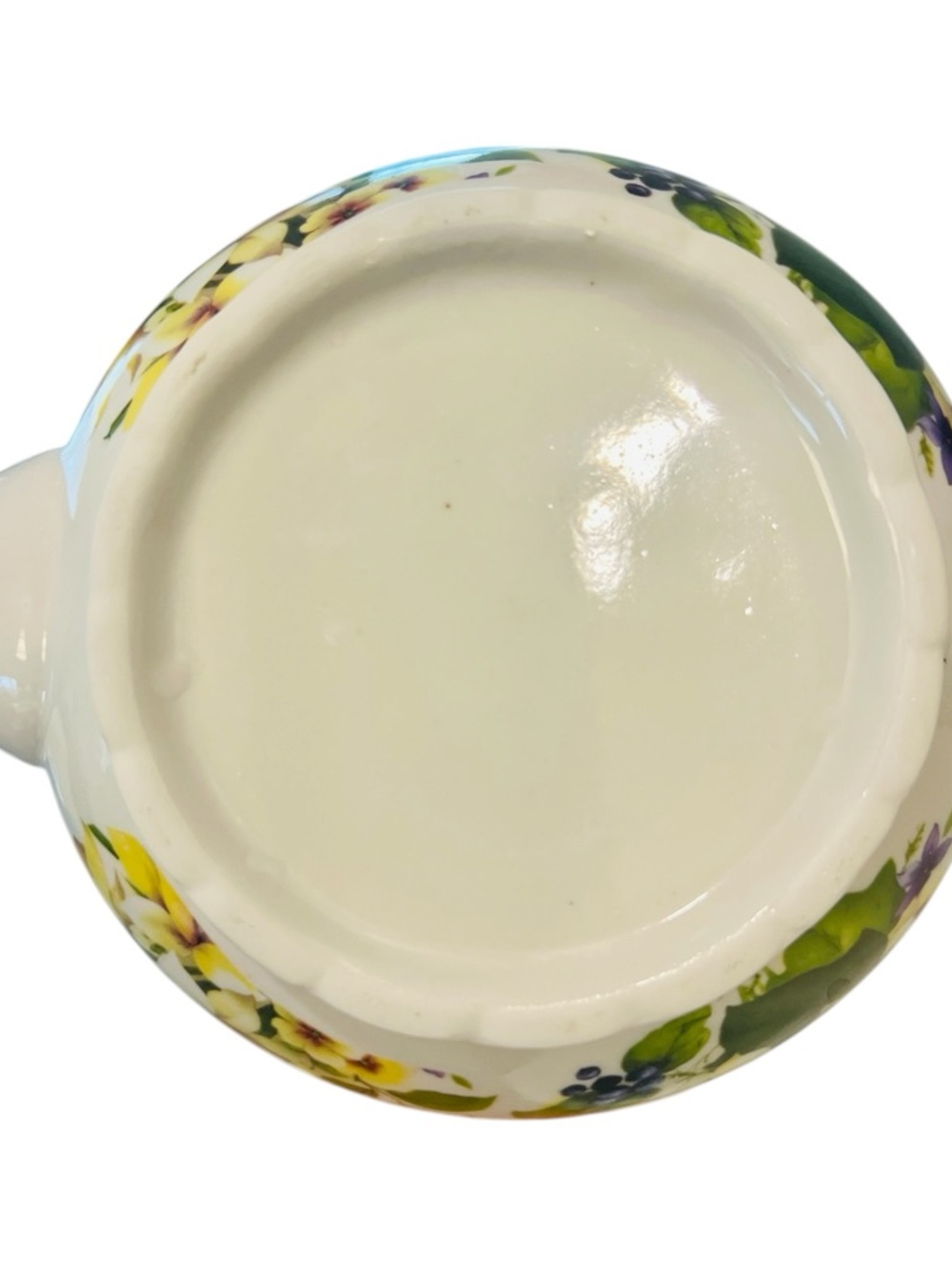 Vintage Sadler England Yellow Daffodil Floral Porcelain Teapot Spring Bouquet - Picture 5 of 5